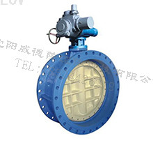 三偏(piān)心法蘭硬密封(fēng)電動蝶閥D943H