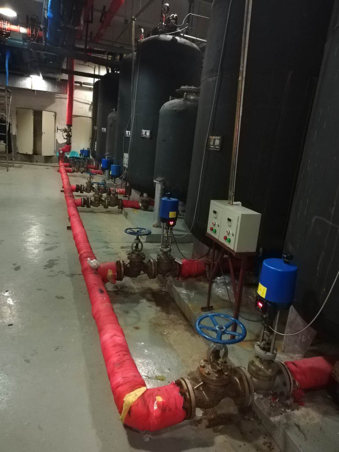 沈陽電力醫院(yuan)鍋爐蒸汽使用(yòng)現場