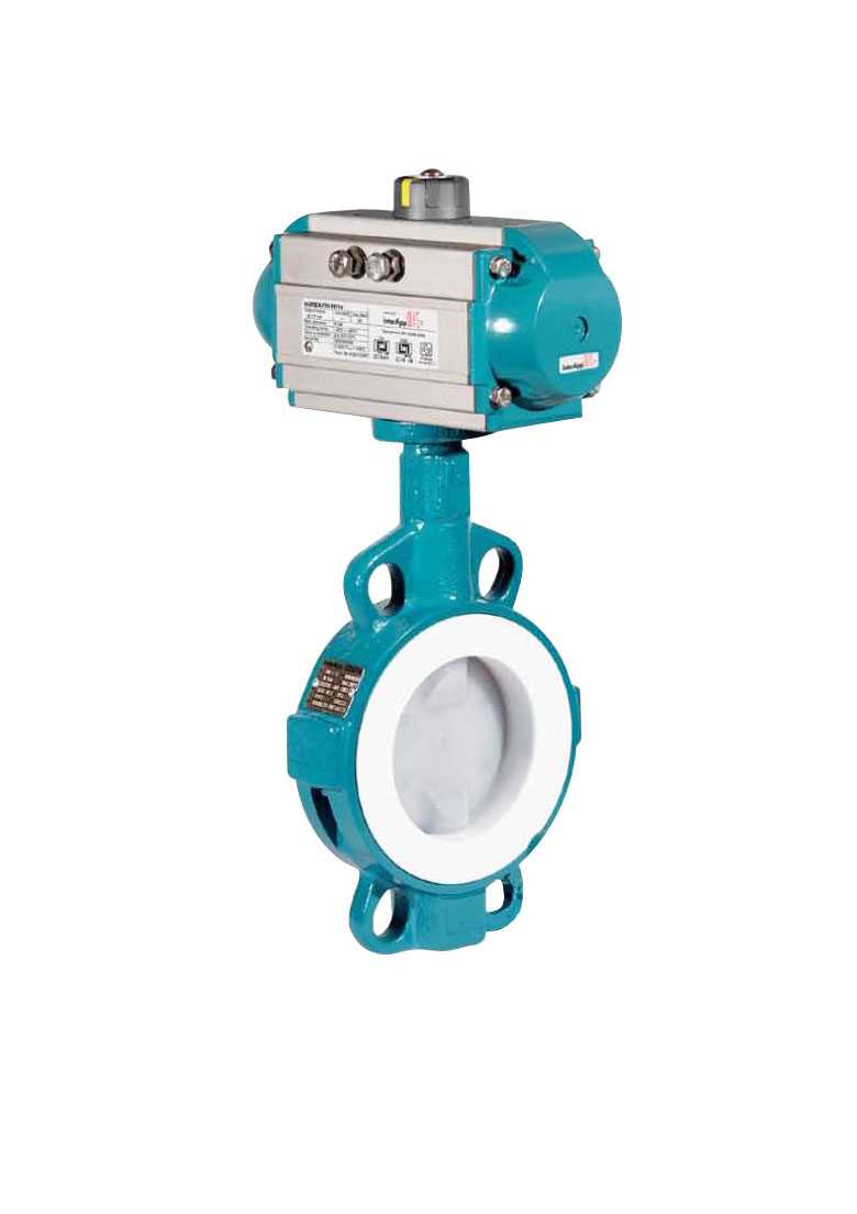 氣動襯氟蝶閥(fa) WDLD971F46