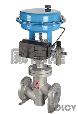 PF系列(lie)氣動襯氟調節(jie)閥