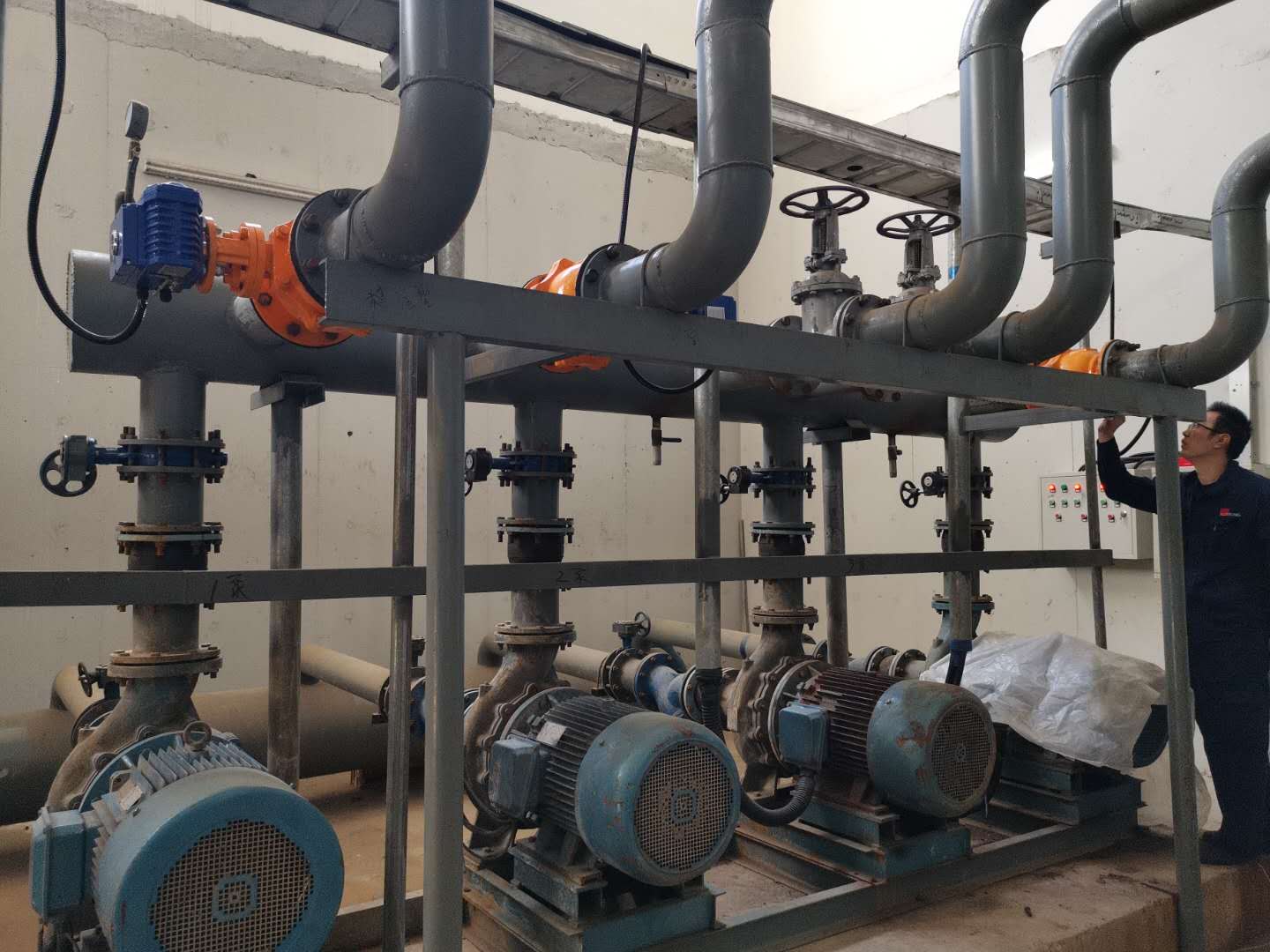 沈陽(yang)世紀華通泵站(zhan)使用現場